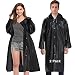 EnergeticSky EVA Portable Raincoat,Reusable Rain Poncho with Hoods and Sleeves,Non-Toxic,No Plastic Smell,Environmentally Friendly,Light Weight and Perfect for Outdoor Activities
