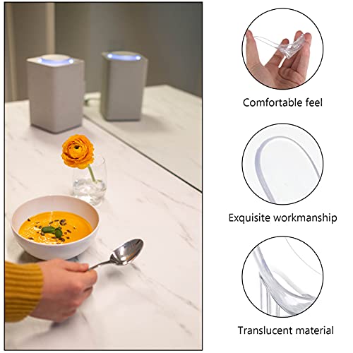 Doitool 6Pcs Plastic Pipe Stand Pipe Display Stand Pipe Stand Rack Clear Spoon Rest Spoon Stand Holder For Kitchen Spoon Tobacco Pipe #TOP3