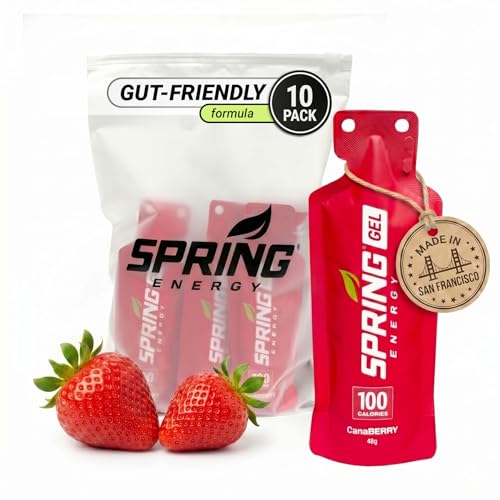 Image of Strawberry Smoothie (Canaberry) - Wholesome Energy Gel - Vegan 100 Kcal-No Rice Syrup, No Maltodextrin (10)