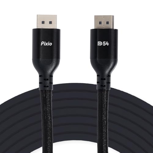 Pixio DisplayPort �P�[�u�� DP2.1 VESA�F�؍� 54Gpbs 16K@60Hz 8K@120Hz 2m �u���b�N �Q�[�~���O