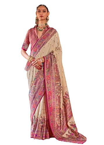 Sari traditionnel en soie Glory Work pour célébrer votre mariage