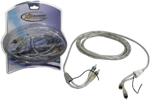 XP Audio XPR20 20FT Master Pro Series Classic RCA Cables with Side by Side Design with Heavy Duty Molded Housing for RCA Connector