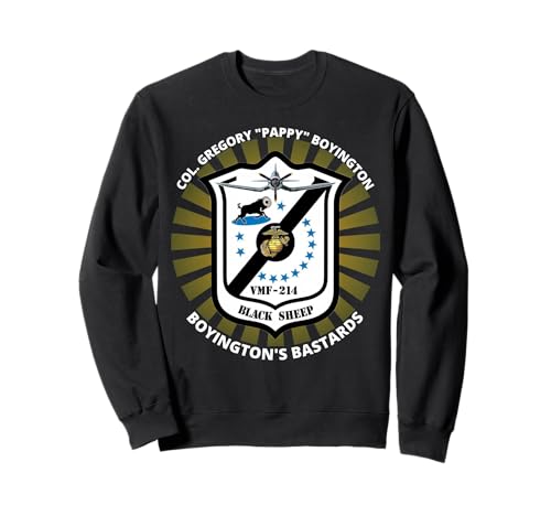 Coronel Greg "Pappy" Boyington Black Seep Squadron Sudadera