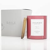 RAKLE Candles for Home Scented – Vanilla Bourbon Scented Candle 16.9 oz – Premium Soy Wax Blend Cand