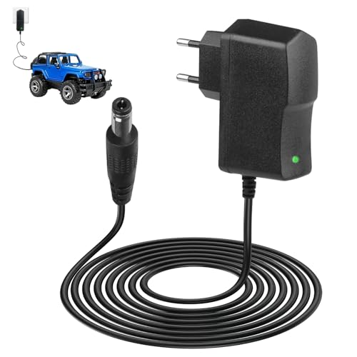Cargador de 12V para Coche Electrico Niño, Cargador 12V 1A Universal para Vehículos Eléctricos Juguetes Motocicletas SUV y ATV Quad Eléctrica en Automóvil Adaptador de Corriente Enchufe Cuadrado