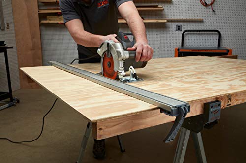 Bora WTX Clamp Edge and Straight Cut Guide for Circular Saws | 50 Inch Cutting Length, 543050