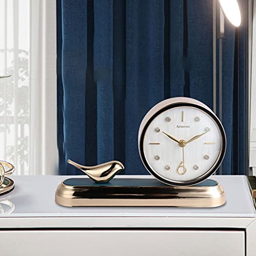 TOMYEUS Relógio de mesa vintage relógio de mesa moderno relógio de casa relógio de mesa decoração de