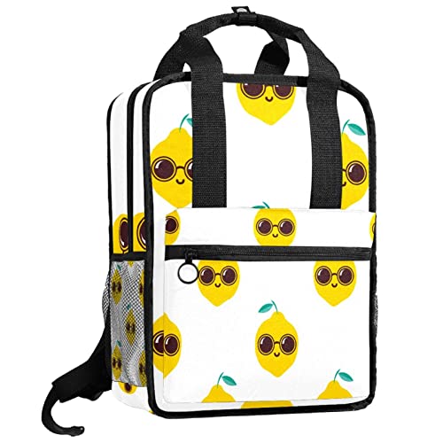 Sac à dos pour garçons vert à motif géométrique et bretelles réglables