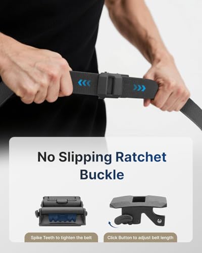Ratchet Belt Men - Tactical Stretch Nylon Web Work Belts, Gift for Casual Jeans, Pants, Golf, and Everyday Use2