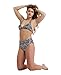 ARENA All Over Women's Halter Top Bikini Set - Fashion Two Piece Swimsuit | Women's Bathing Suit, Cute Bikini Swimsuits for Beach & Pool,Burgundy Multi