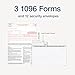 Adams 1099 MISC Forms 2025, 4-Part Kit for 12 Recipients, Includes Envelopes, QuickBooks Compatible, eFile Access and Printing Through Adams Tax Forms Helper Software (1017227)