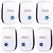 6 Piezas Repelente Ultrasónico de Plagas, Repelente Ultrasónico Antiparasitario Electrónico Repelente Mosquitos Insectos Control para Interiores Anti Cucarachas, Moscas,Mosquitos,Ratones,Arañas