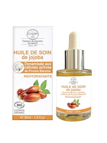 Huile de jojoba bio Elixirs & Co : la solution naturelle réhydratante contre la peau fatiguée
