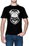 Suave y transpirable Tattooed Cane - Carlino Nero Uomo Maglietta Black Men\'s T-Shirt Tee