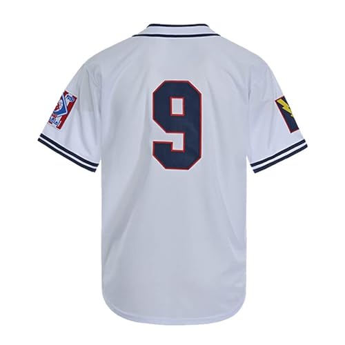 Men's Roy Hobbs New York Knights The Natural Movie Baseball Jerseys White (XL)