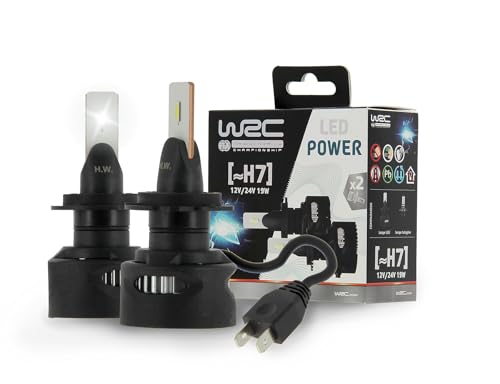 Bombillas LED H7 para evitar la fatiga ocular al conducir de noche con el coche WRC