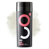 GBG Hair Fibers for Thinning Hair & Bald Spots (White) - 25g Bottle - Conceals Hair Loss - Instant Cover Up & Volume in 30 Seconds, Hair Powder for Women & Men - Cruelty Free