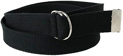 CTM Cotton Web 1.25 Inch Belt with D Ring Buckle - Image 5