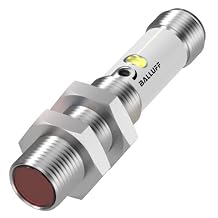 BALLUFF Photoelectric Sensor, Barrel Type, Detection Range, Up to 8000 mm BOS 12M-PS-RE10-S4
