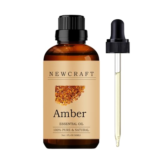 Amber Essential Oils 100% Pure and Natural Essential Oil for Aromatherapy Diffuser - Amber/1 Fl Oz