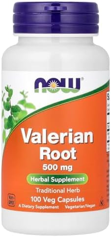 NOW Foods Valerian Root, 500mg, 100 Capsules
