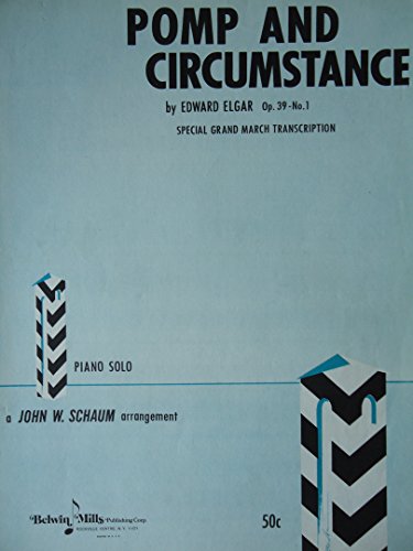 Pomp and Circumstance - PIANO SOLO SHEET MUSIC B004L138RQ Book Cover