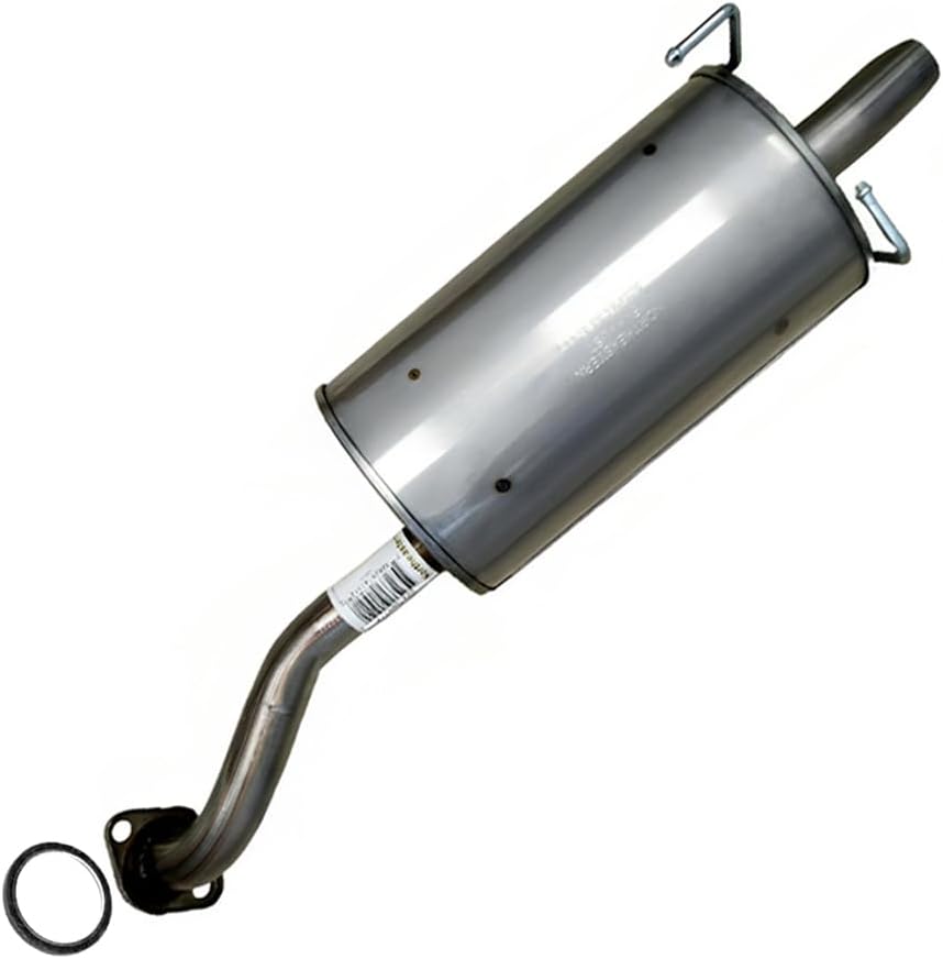 Northeastern Exhaust | Stainless Steel Rear Exhaust Muffler Compatible for Honda CR-V 2012-2014 2.4L | Free Gasket Included | Automotive Replacement Part