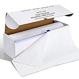 Einweg-Kunststoff-Tischdecken auf Rolle, 137 x 274 cm, weiße Kunststoff-Tischdecken, Partydecke, hochwertige, dekorative rechteckige Tischdecke für Hochzeiten, Bankette, Partys, drinnen und draußen.