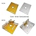 Set of 3 Router Table Insertion Plates, Aluminum Alloy, Wood Milling, Flip Board Trimming Machine, Engraving Auxiliary Tool with Miter Gauge, Saw