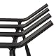 Relaxdays Kamin Feuerrost, Schmiedeeisen, Feuerbock mit Füßen, eckig, robust, HBT: 20 x 45,5 x 36 cm, Kaminrost, schwarz