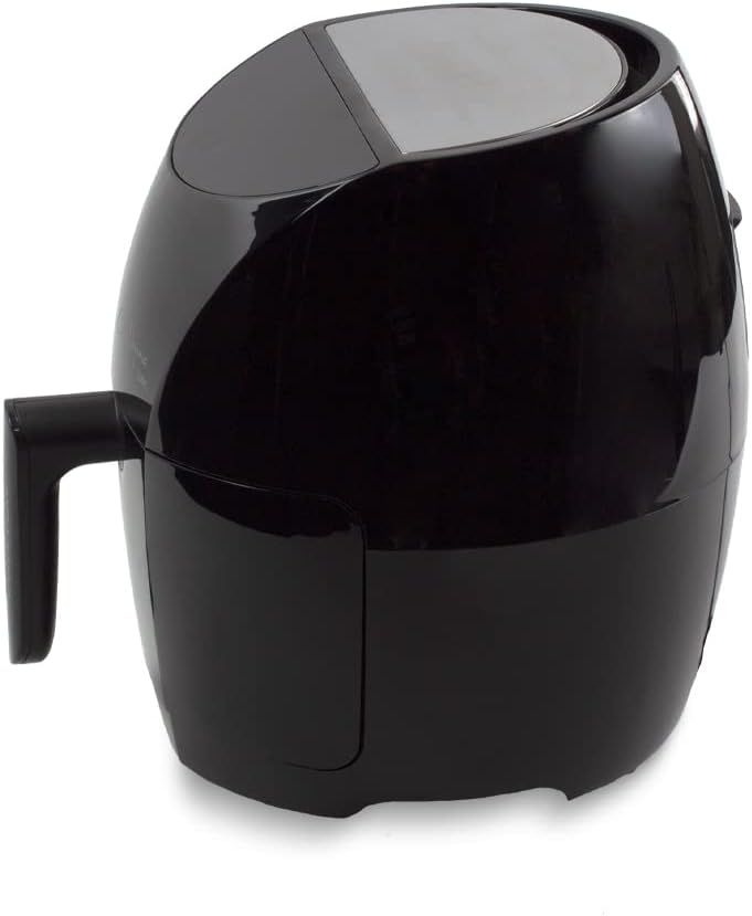 PRIXTON Cook Organics - Friggitrice ad aria calda 3,7 litri - Friggitrice elettrica senza olio - 1400W - 8 programmi preimpostati - Touch screen