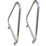 Pool Handrail for Inground Pools, 81 x 90cm (L X H) 304 Stainless Steel Swimming Pool Railings, Pool Handrail with All Accessories