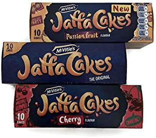 New Jaffa Cakes Passion Fruit, Cheery and The Original 3 Pack Bundle