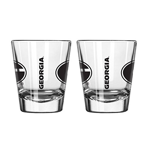Ncaa Georgia Bulldogs Game Day Shot Glass, 2-Ounce, 2-Pack #TOP1