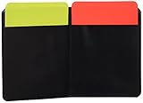 Vinilico Softee 0004017 Tarjetero Árbitro Basic, Unisex, Rojo/Amarillo, Talla Única