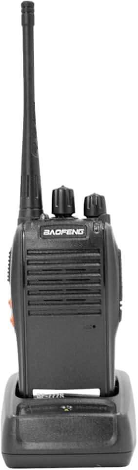 AGold Rádio Comunicador Walk Talk Profissional, 16 Frequências, UHF 400-470 MHz, Alcance 6km, Kit com 2 Unidades, Bateria 1500mAh