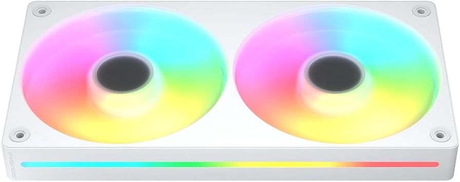 COUGAR Unity240-FW ARGB UNITY ARGB Series Single Frame Fan, 9.4 inches 240 mm, Normal Rotation, White Model CF-UN240FW-RGB