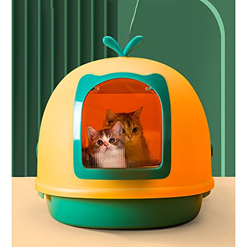Maison de toilette chat grand modèle pour stopper les projections de litière - 8