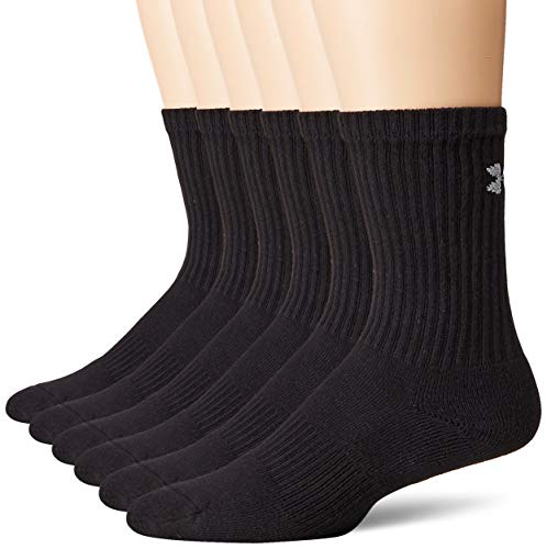 Under Armour UA Charged Cotton 2.0 Crew - 6-Pack MD Black