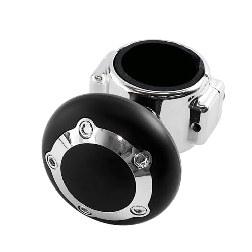 NYTKL Steering Wheel Knob Spinner, Vehicle Power Handle Spinners Ball for Effortless Spinning, Universal Steering Wheel Suicide Knob for Truck Semi Tractor Boat, Car Accessories