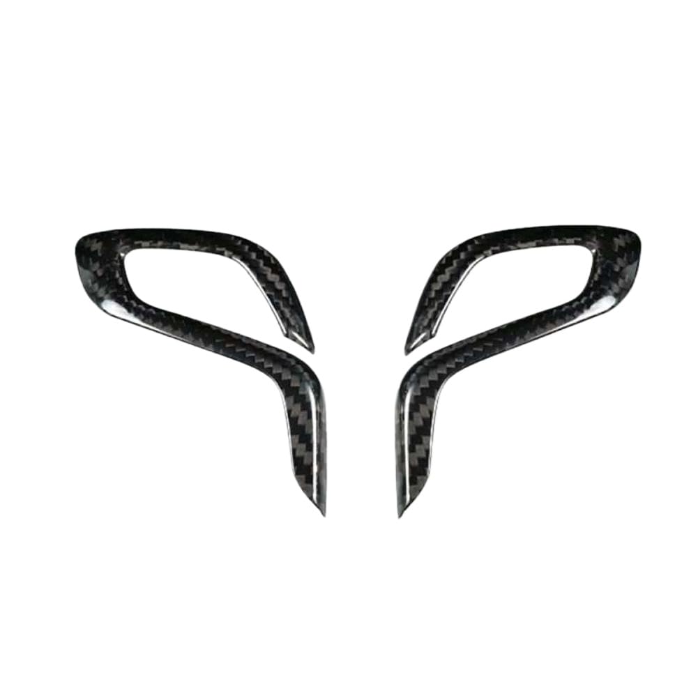 XSktBPwue Carbon Fiber Shift Gear Knob Trim Cover Compatible with F90 M5 F97 X3M F98 X4M 2019 2023(Color Name: Color A)