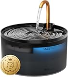 Cat Water Fountain, 71oz/2.1L Cat Fountain for Drinking...