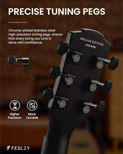 Fesley Acoustic Electric Guitar Kit: 41 Inch 6 String Acoustic Guitar thumb #2