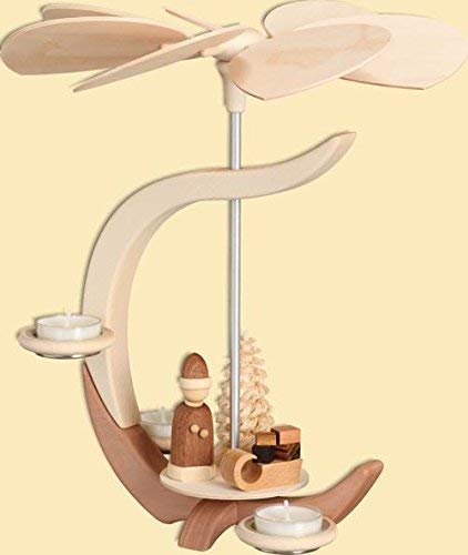 Pyramide de table C Noël 30 cm : illuminez un réveillon trop sombre