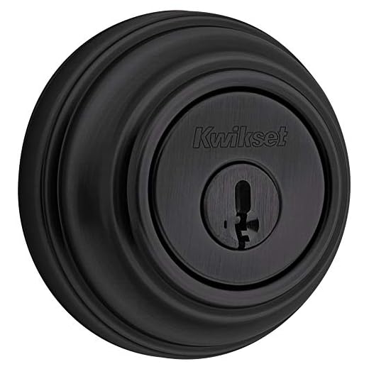 Kwikset 985 514 SMT RCAL RCS 985S-S Double Cylinder Deadbolt Featuring SmartKey, Iron Black