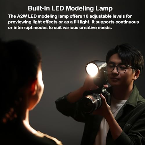 GODOX Flash V100 S Camera Flash, V100S 100W Pantalla táctil, TTL HSS 1/8000s Speedlite, Compatible con Cámara Compacta Sony Alpha A9 III, A7 III, A7C II, A7 IV, A7C, A7 RV, A7/A7S III a6700 A6400 - imagen 8