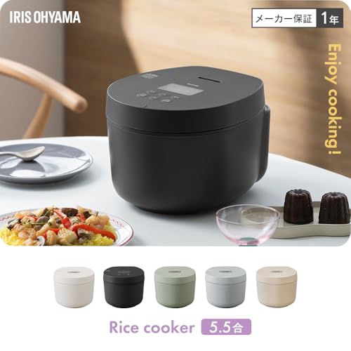 アイリスオーヤマ(IRIS OHYAMA) アイリスオーヤマ 炊飯器 5.5合 銘柄計り炊き IHジャー炊飯器 RC-ILA50-B ブラック の商品画像 1
