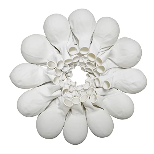 Image of 90 Pack White Balloons 18 inch White Latex Party Balloon Bulk for Various Party Events Decorations