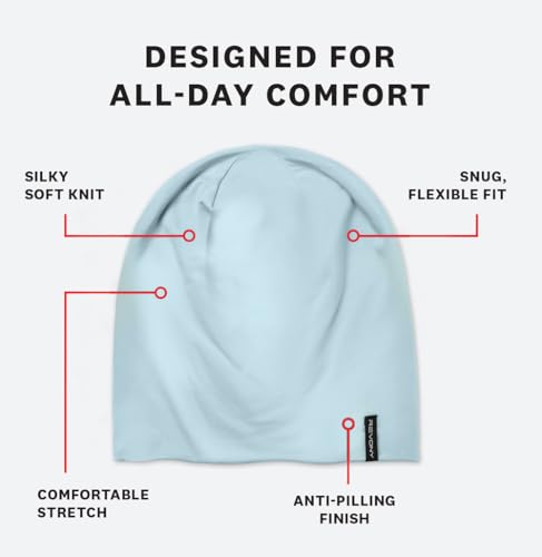 Image of Summer T-Shirt Beanie for Men & Women - Soft Modal - Slouchy Style