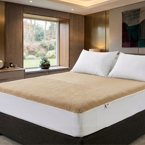 Image of Next Space - Waterproof - Hypoallergenic Mattress Protector, PVC-Free, Easy Wash, Absorbent and Breathable (Fawn, 60x78)